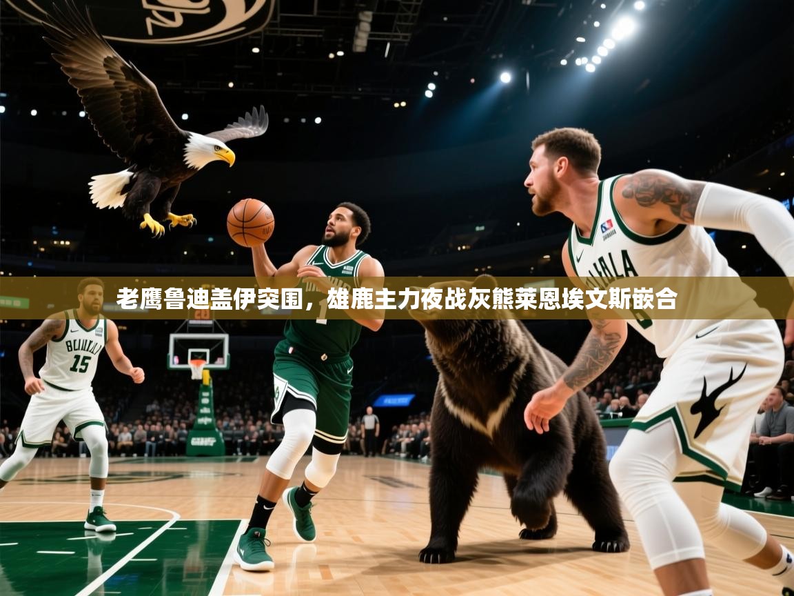 老鹰鲁迪盖伊突围，雄鹿主力夜战灰熊莱恩埃文斯嵌合