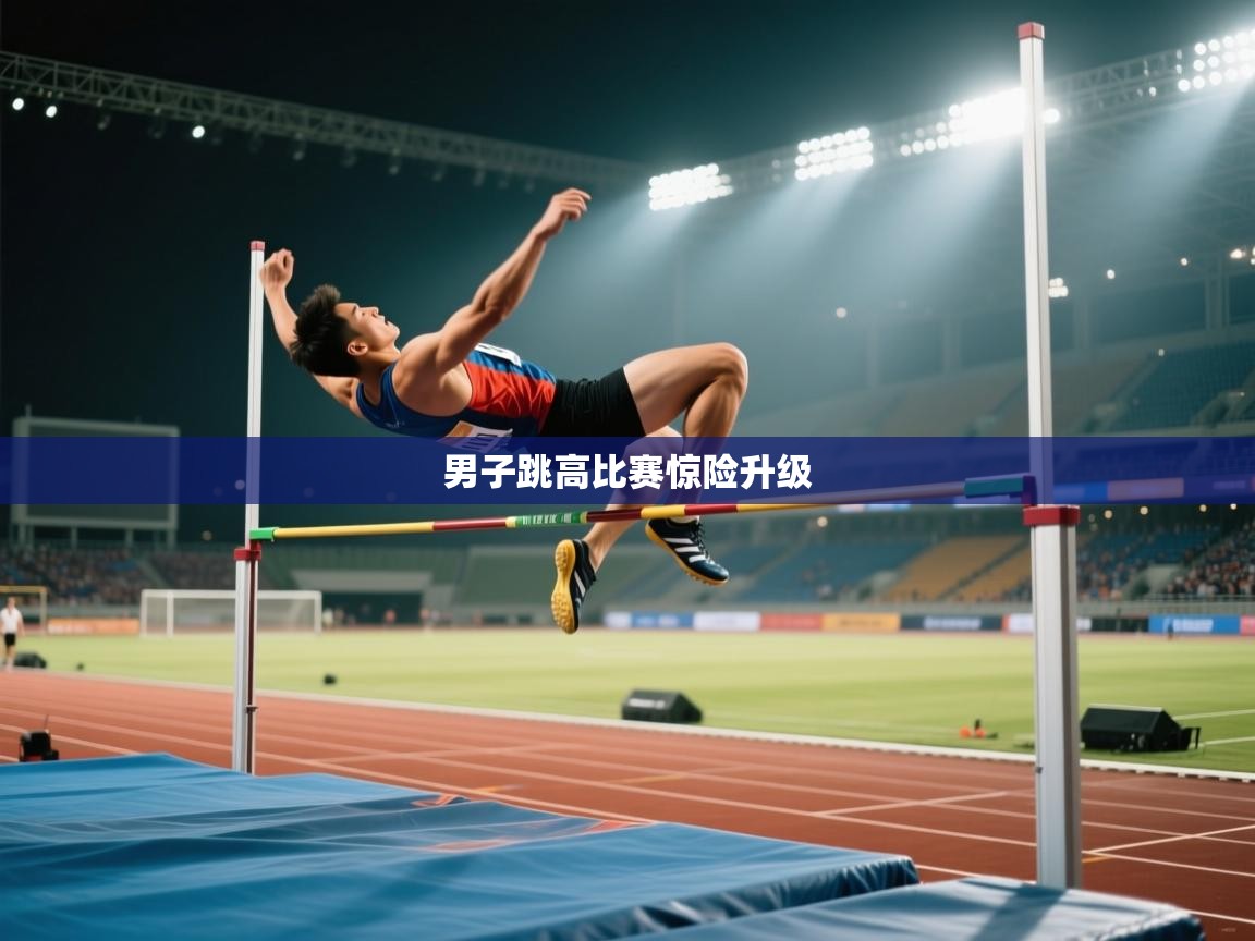 男子跳高比赛惊险升级